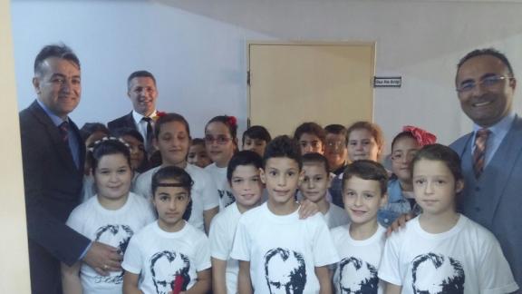 Gazi Süleyman Paşa İlkokuluna Yaptırılan Sahne Sayın Kaymakamımız Oktay ÇAĞATAY Tarafından Kullanıma Açıldı