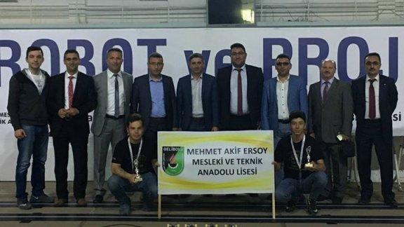 Çanakkale İli 2018 Troya Robot ve Proje Yarışmasında Mehmet Akif Ersoy Mesleki ve Teknik Anadolu Lisesi ilk 3 Dereceyi Aldı.