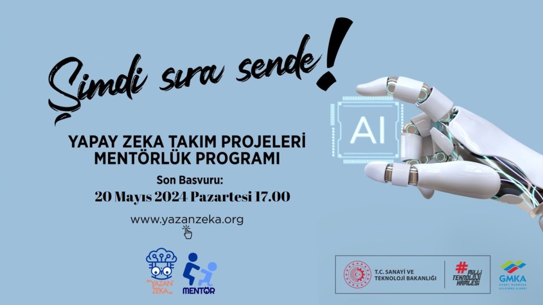 Yapay Zeka Kapsamında Yapay Zeka Takım Projeleri Mentörlük Programı